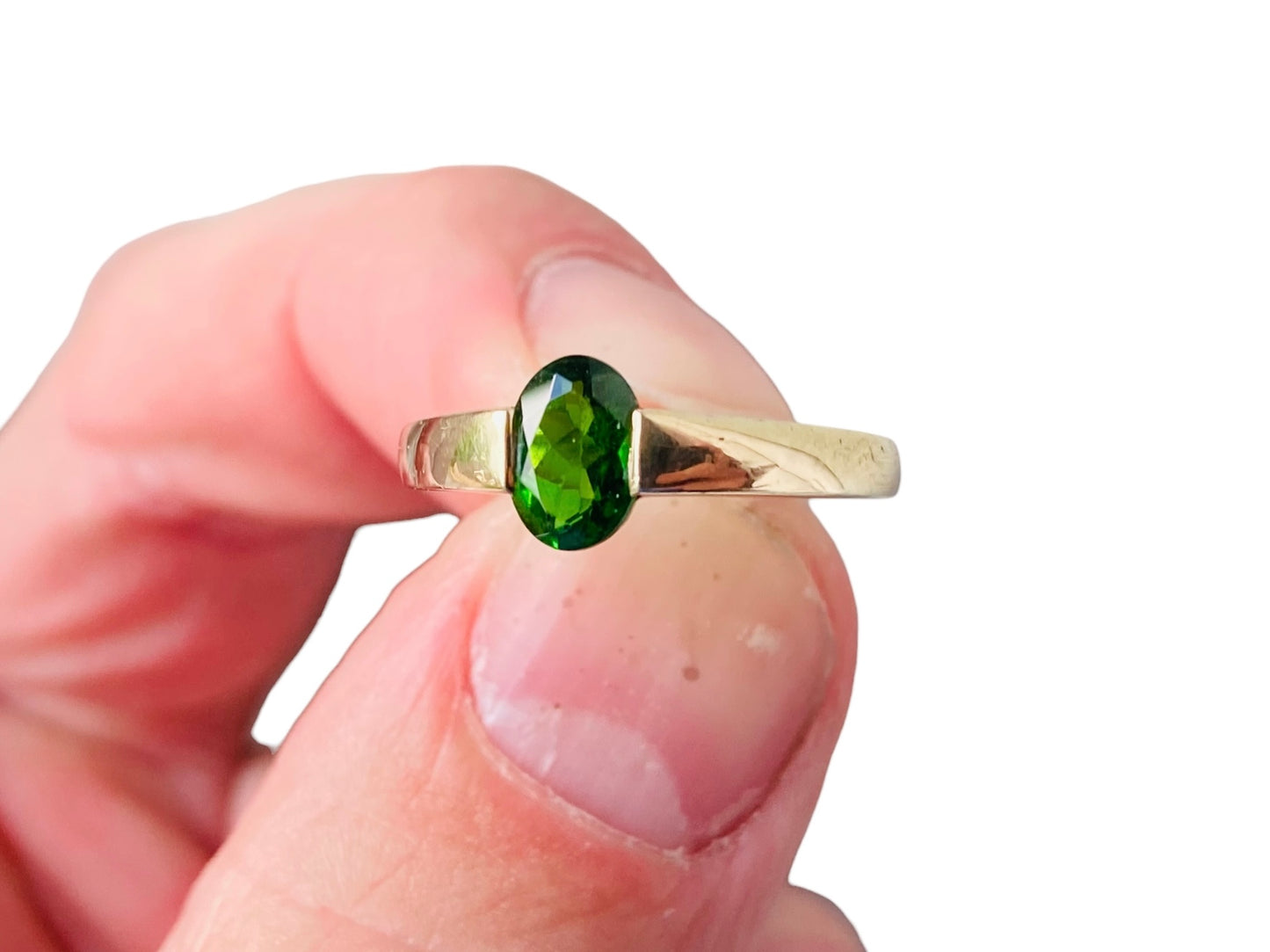 9ct Gold Diopside Ring