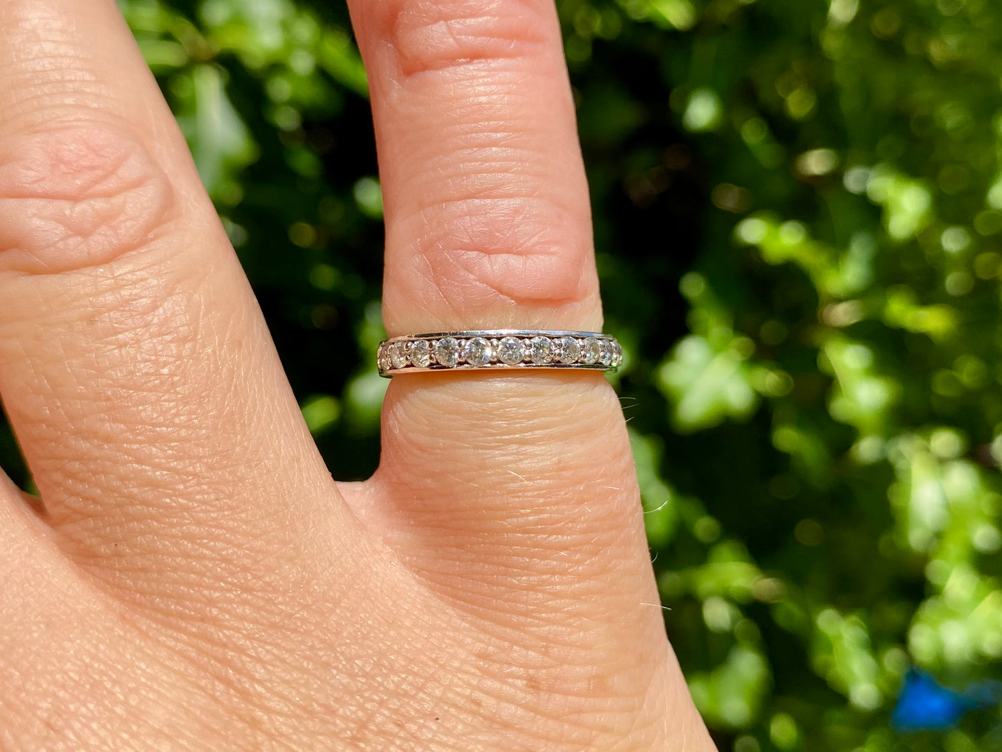 9ct Gold Eleven-Stone Diamond Ring