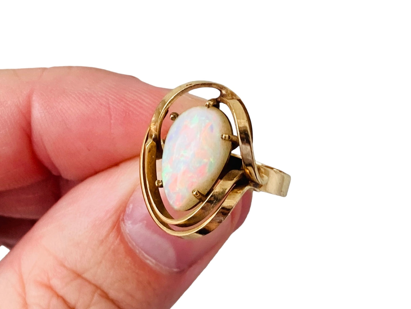 Vintage 9ct Gold Opal Ring