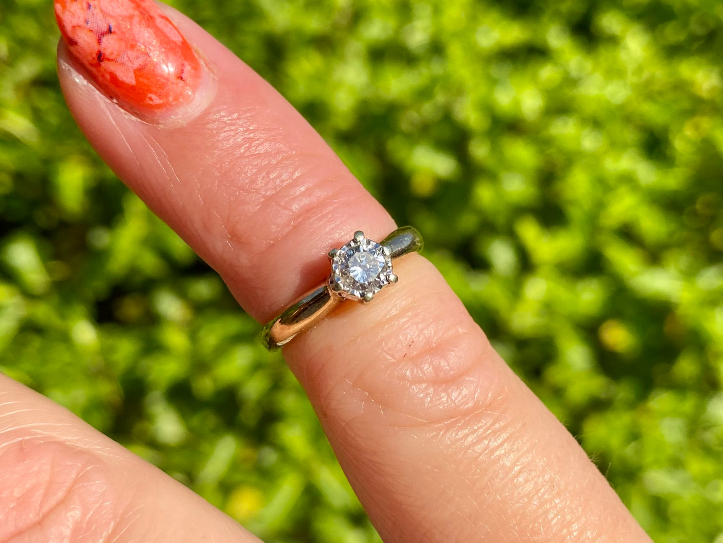9ct Gold Diamond 0.30ct Solitaire Ring