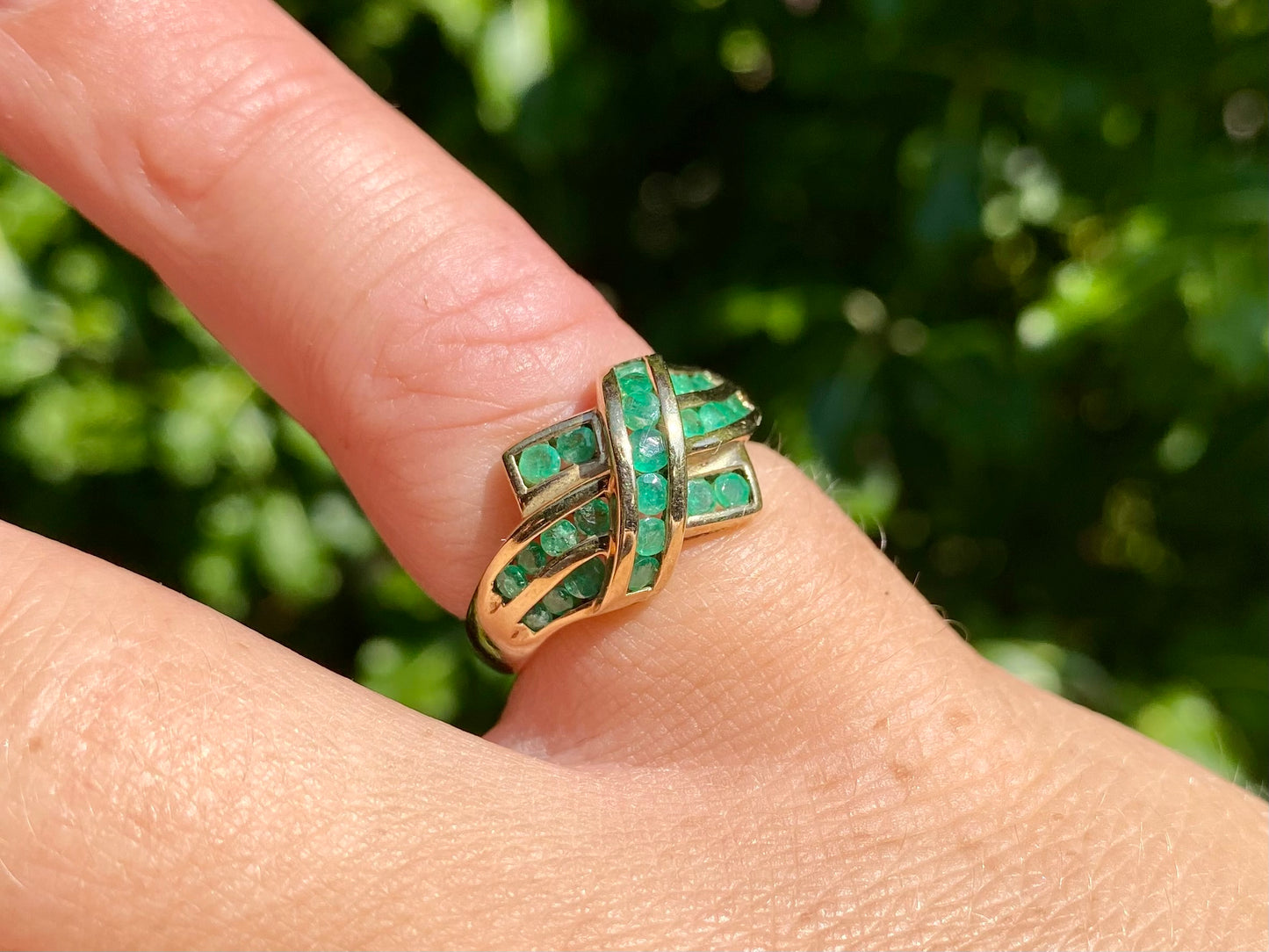 9ct Gold Emerald Ring