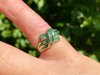 9ct Gold Emerald Ring