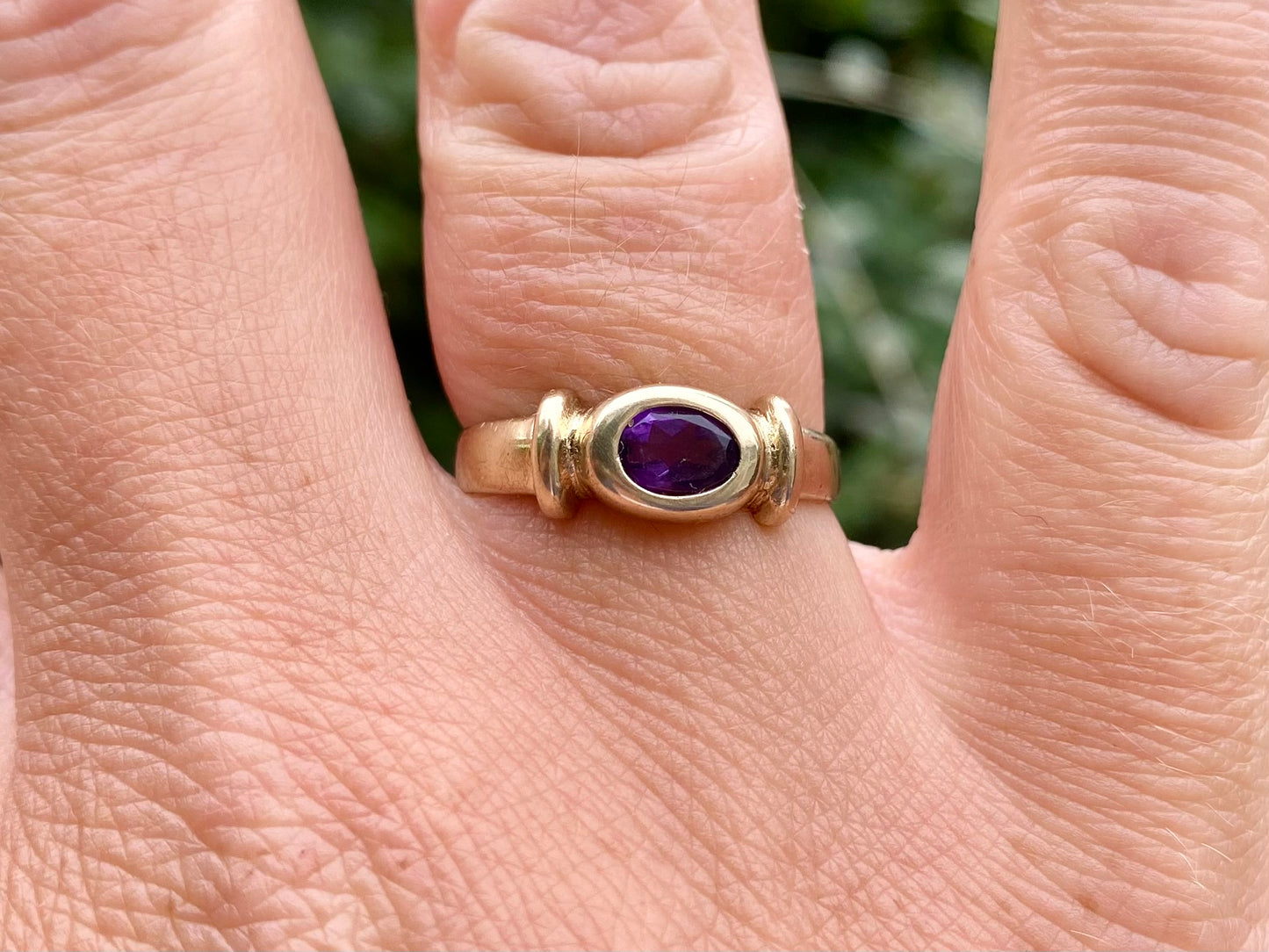 9ct Gold Amethyst Ring