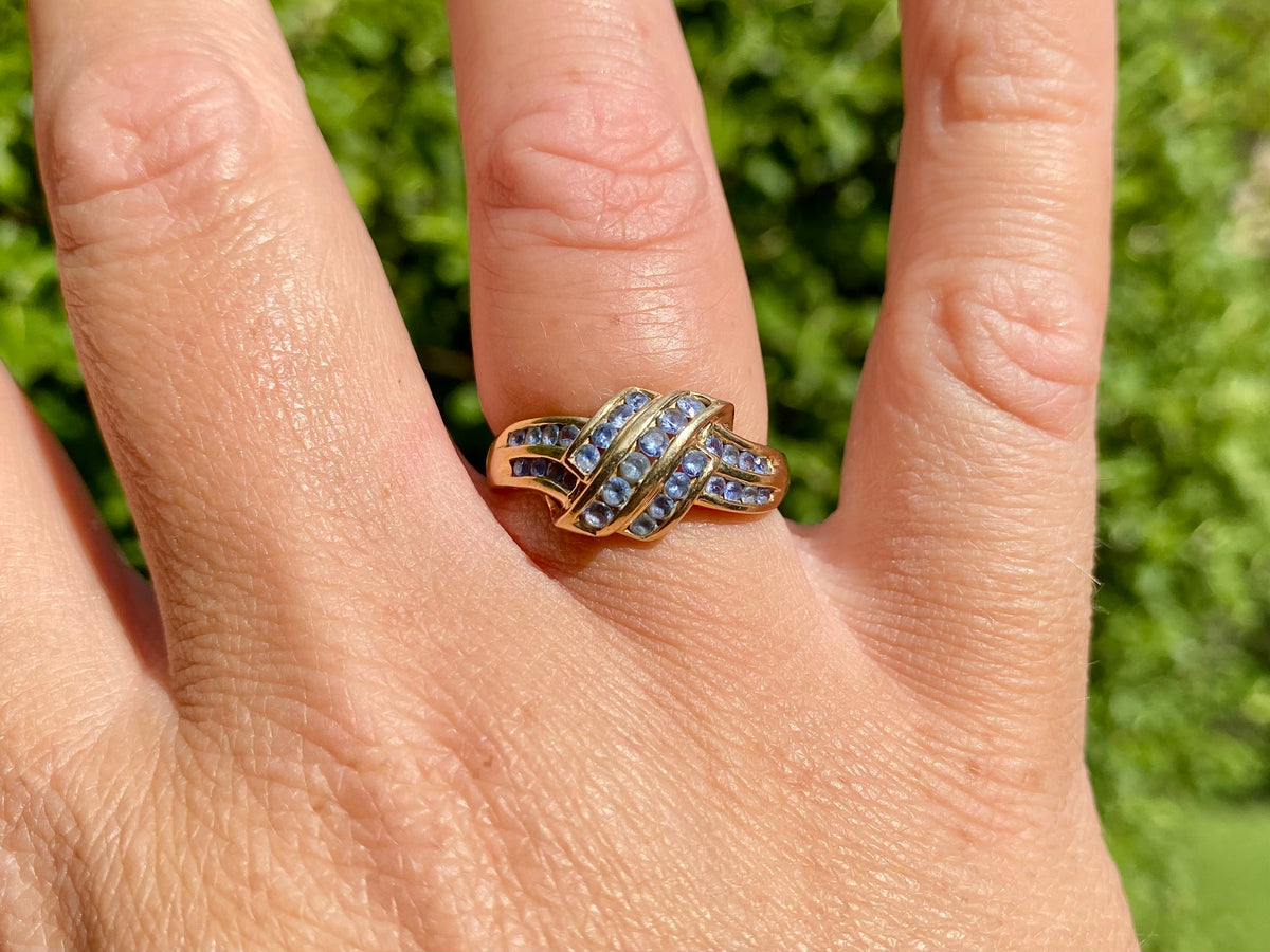9ct Gold Sapphire Ring