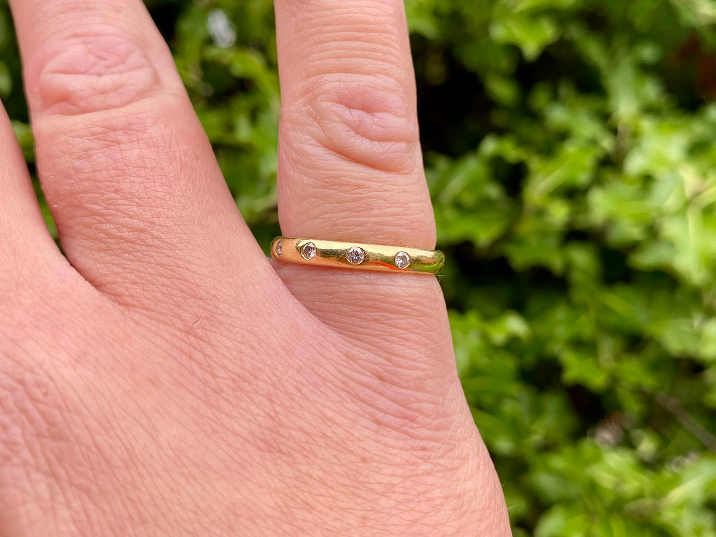 18ct Gold Five-Stone Diamond Band Ring