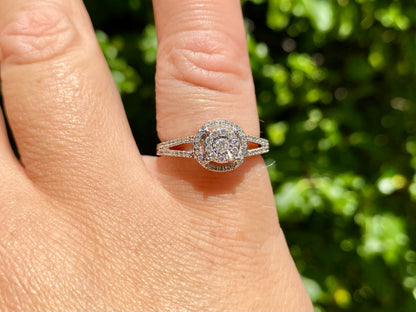9ct Gold Diamond Ring
