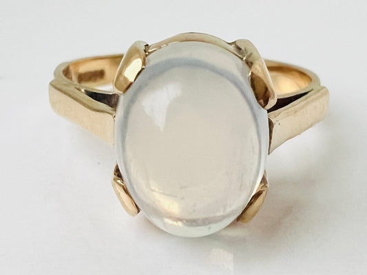 Vintage 9ct Gold Moonstone Ring