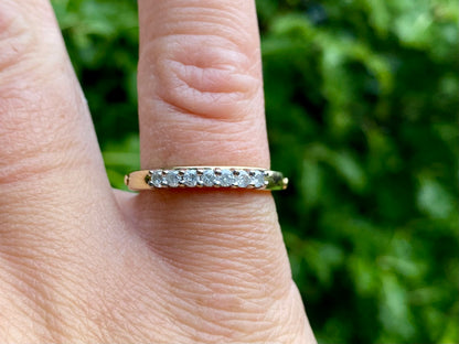 9ct Gold Diamond Flip Ring