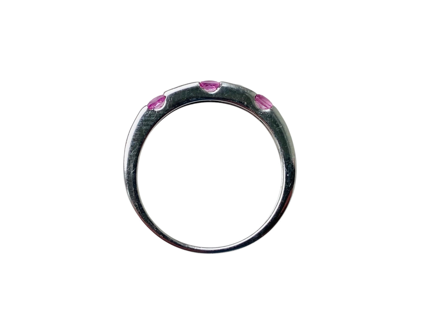 9ct Gold Pink Sapphire & Diamond Ring