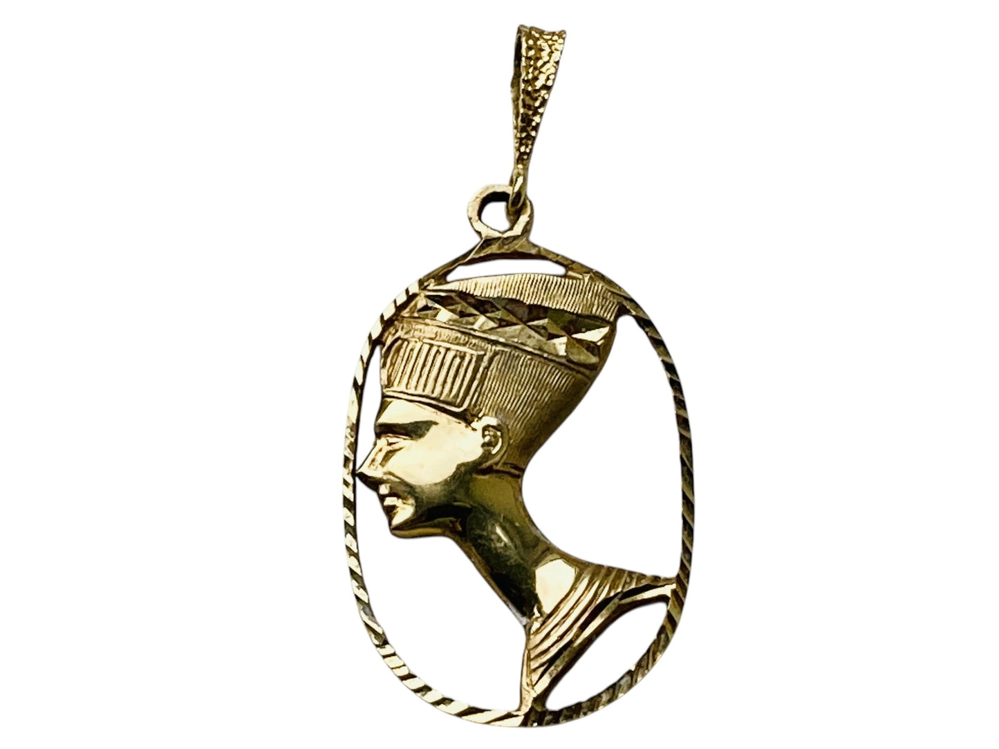 9ct Gold Nefertiti Pendant