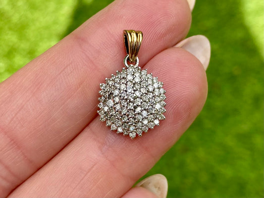 9ct Gold 1.00ct Diamond Pendant