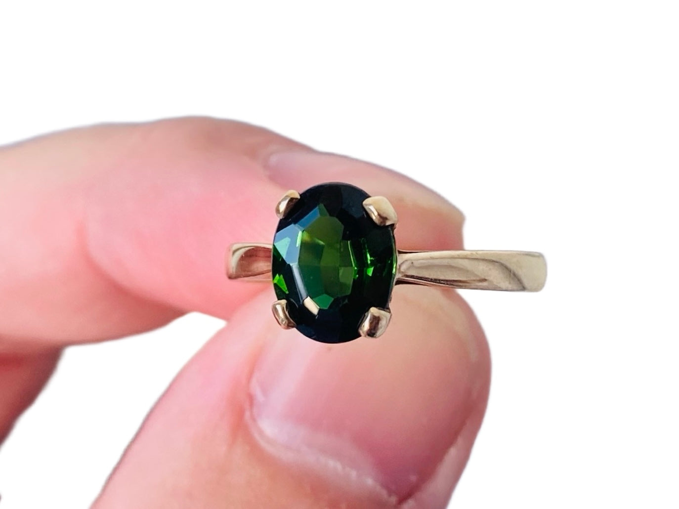 9ct Gold Diopside Ring
