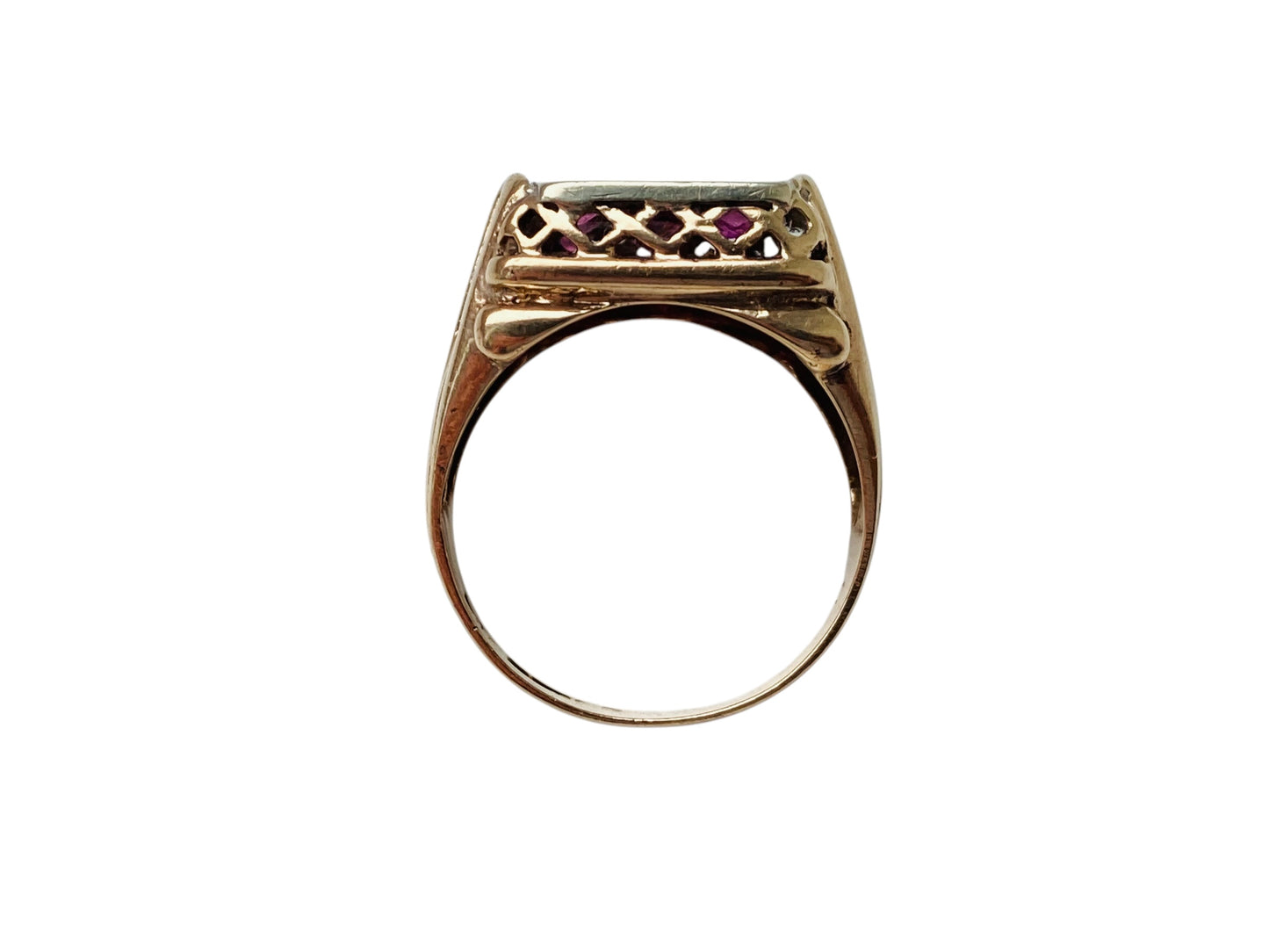 Vintage 9ct Gold Ruby Ring