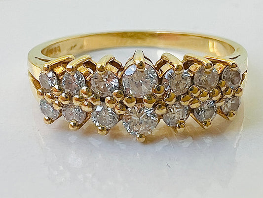 Vintage 18ct Gold Diamond Ring