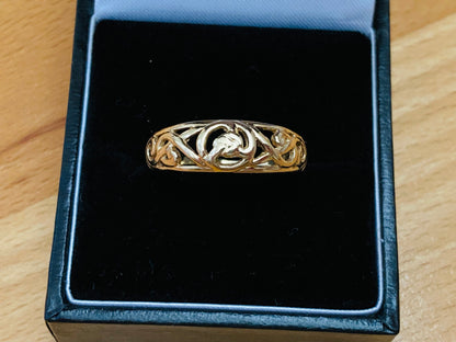 9ct Gold Celtic Style Ring