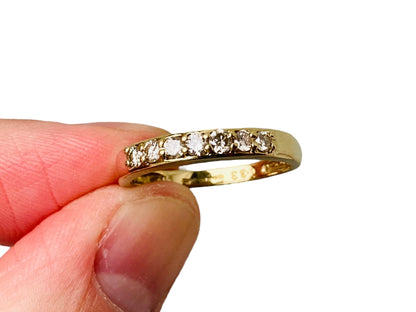 9ct Gold Seven-Stone Diamond Ring