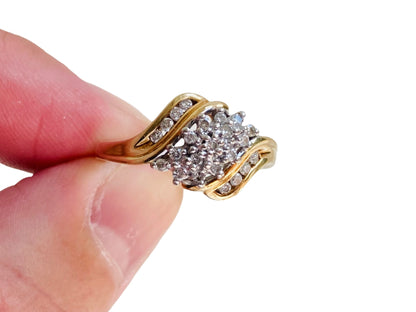 9ct Gold Diamond Ring