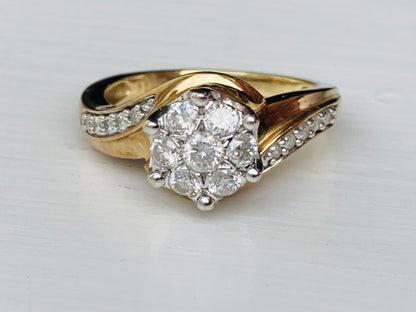 9ct Gold Diamond Ring