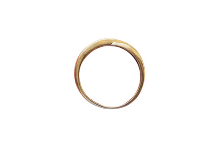 9ct Gold Diamond Crossover Ring