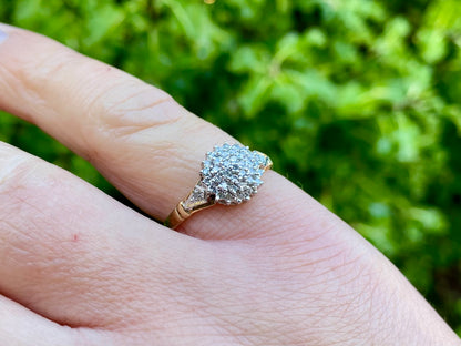 9ct Gold Diamond Ring