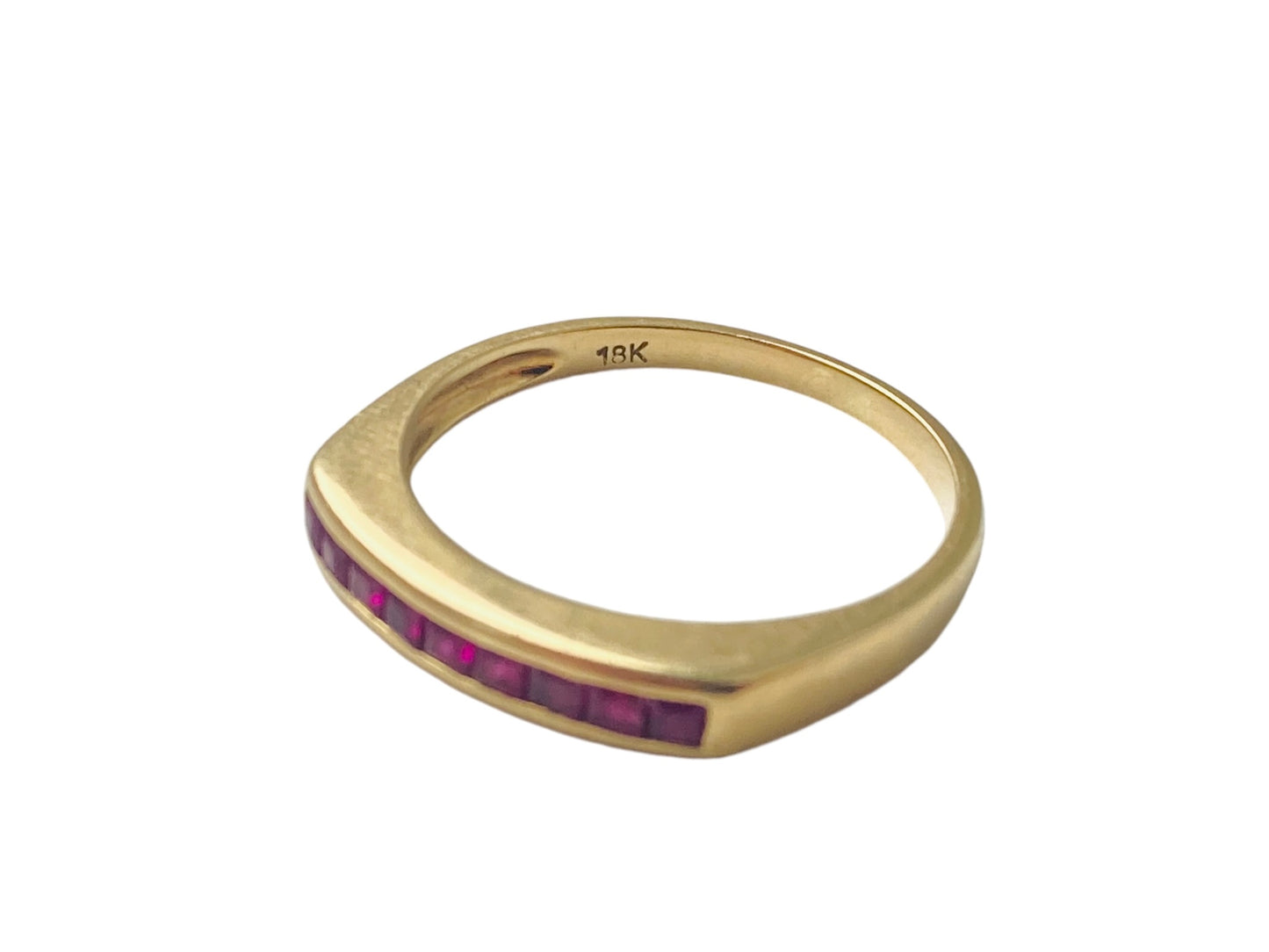 Vintage 18ct Gold Ruby Ring