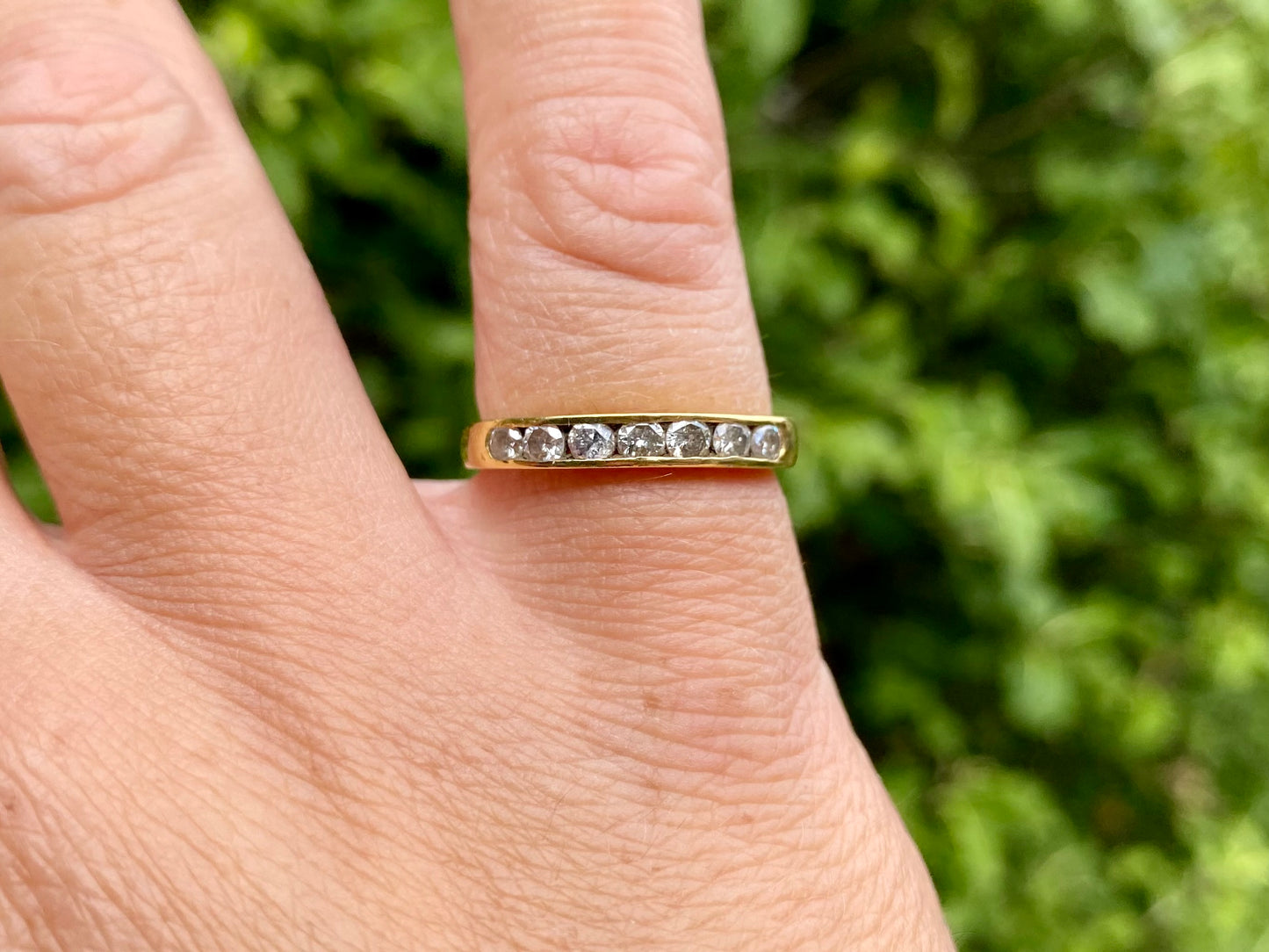 18ct Gold Seven-Stone 0.50ct Diamond Ring