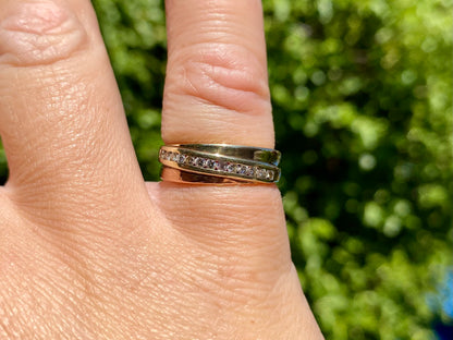 9ct Gold Diamond Ring