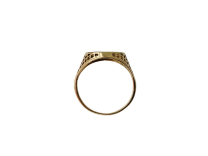 9ct Gold Coin Ring