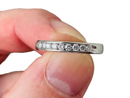 9ct Gold Nine-Stone Diamond Ring