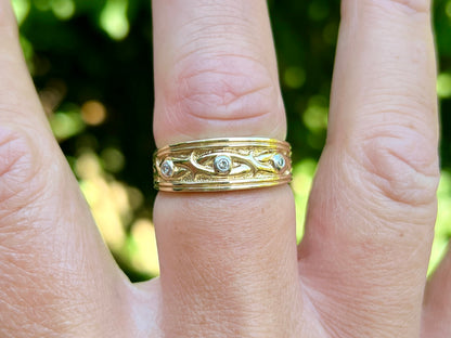 9ct Gold Diamond Ring