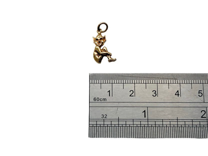 Vintage 9ct Gold Elf Pendant