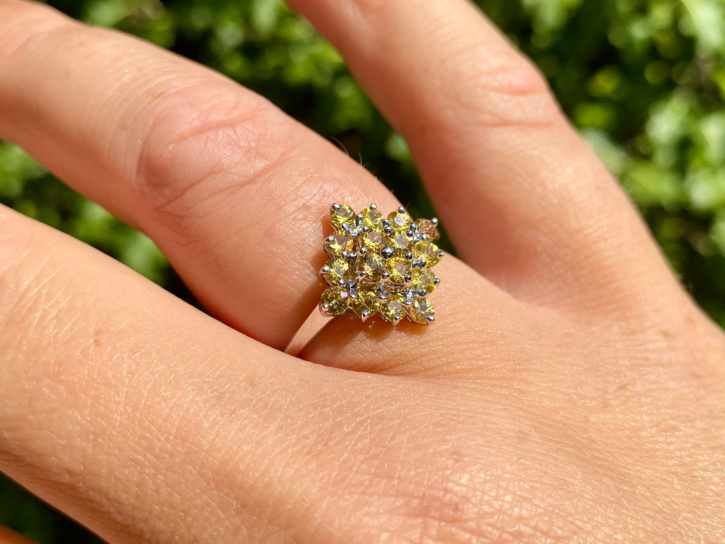 9ct Gold Yellow Sapphire Ring