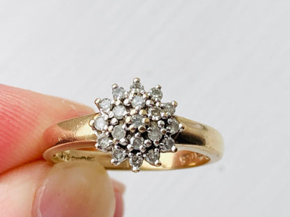 9ct Gold Diamond Ring