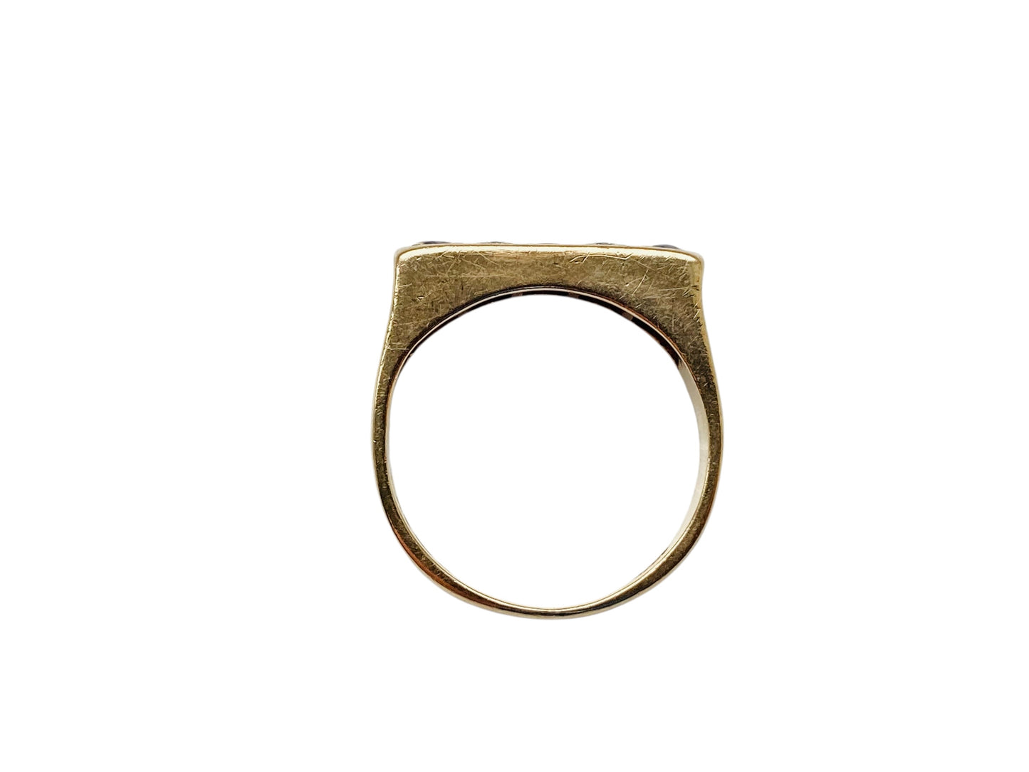 Vintage 9ct Gold Sapphire & Diamond Ring