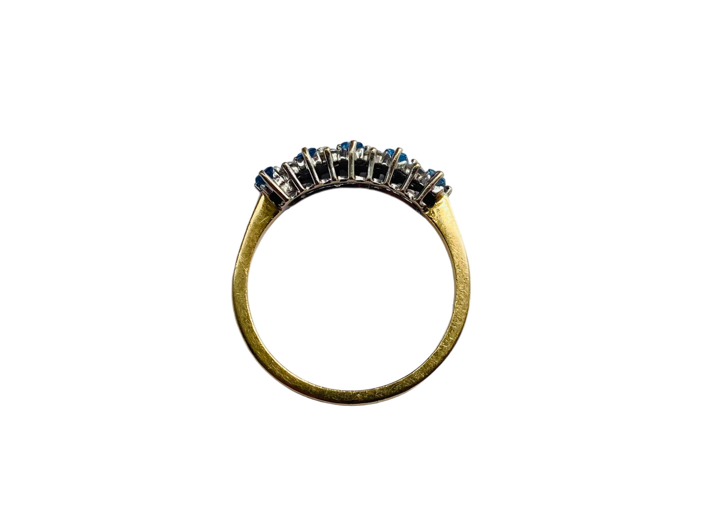 18ct Gold Aquamarine & Diamond Ring