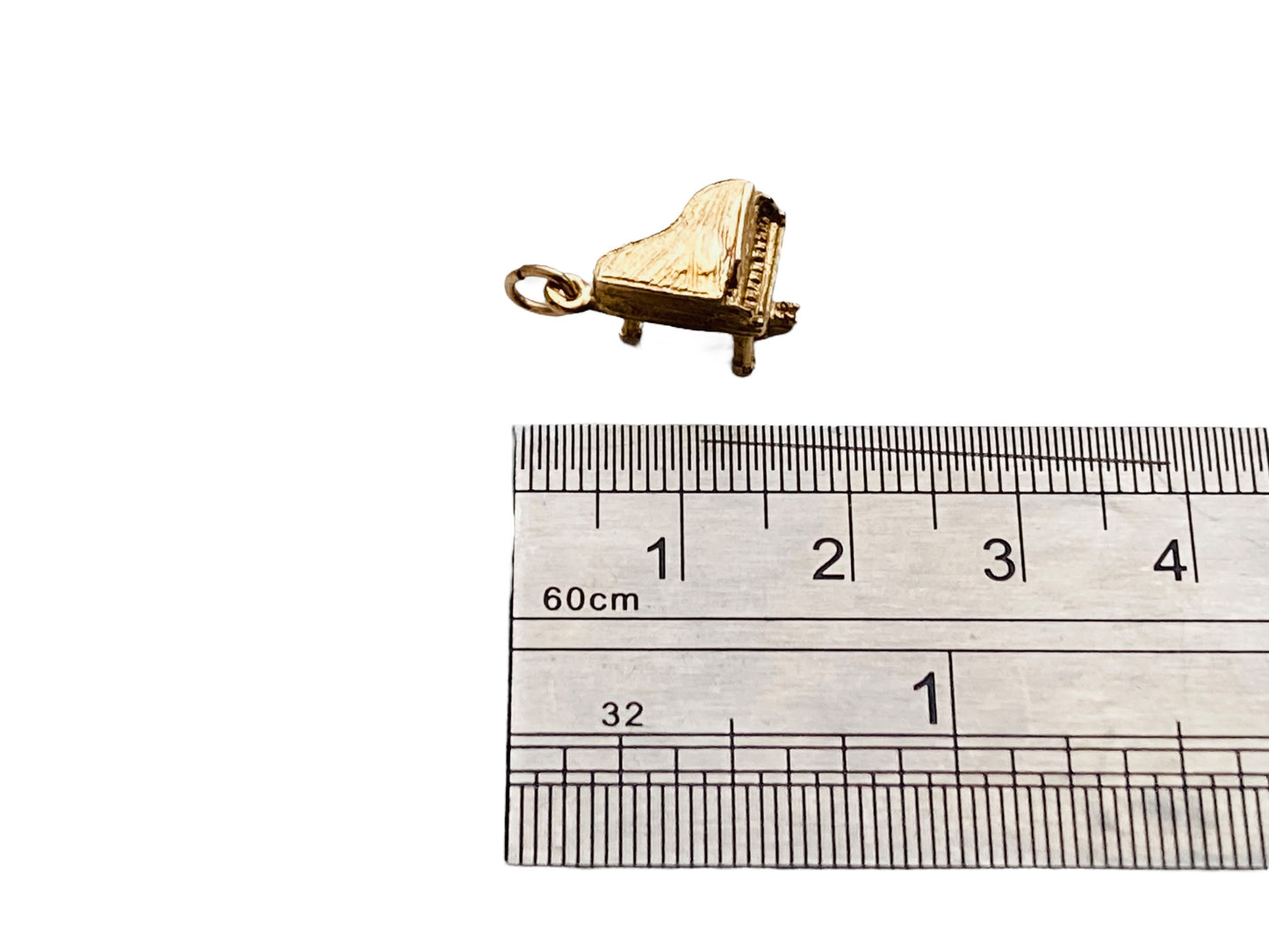 Vintage 9ct Gold Grand Piano Pendant or Charm