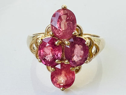 9ct Gold Pink Sapphire Ring
