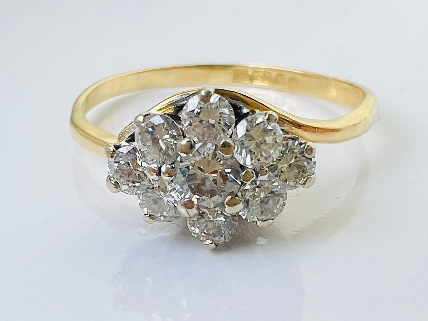 Vintage 18ct Gold Diamond Ring