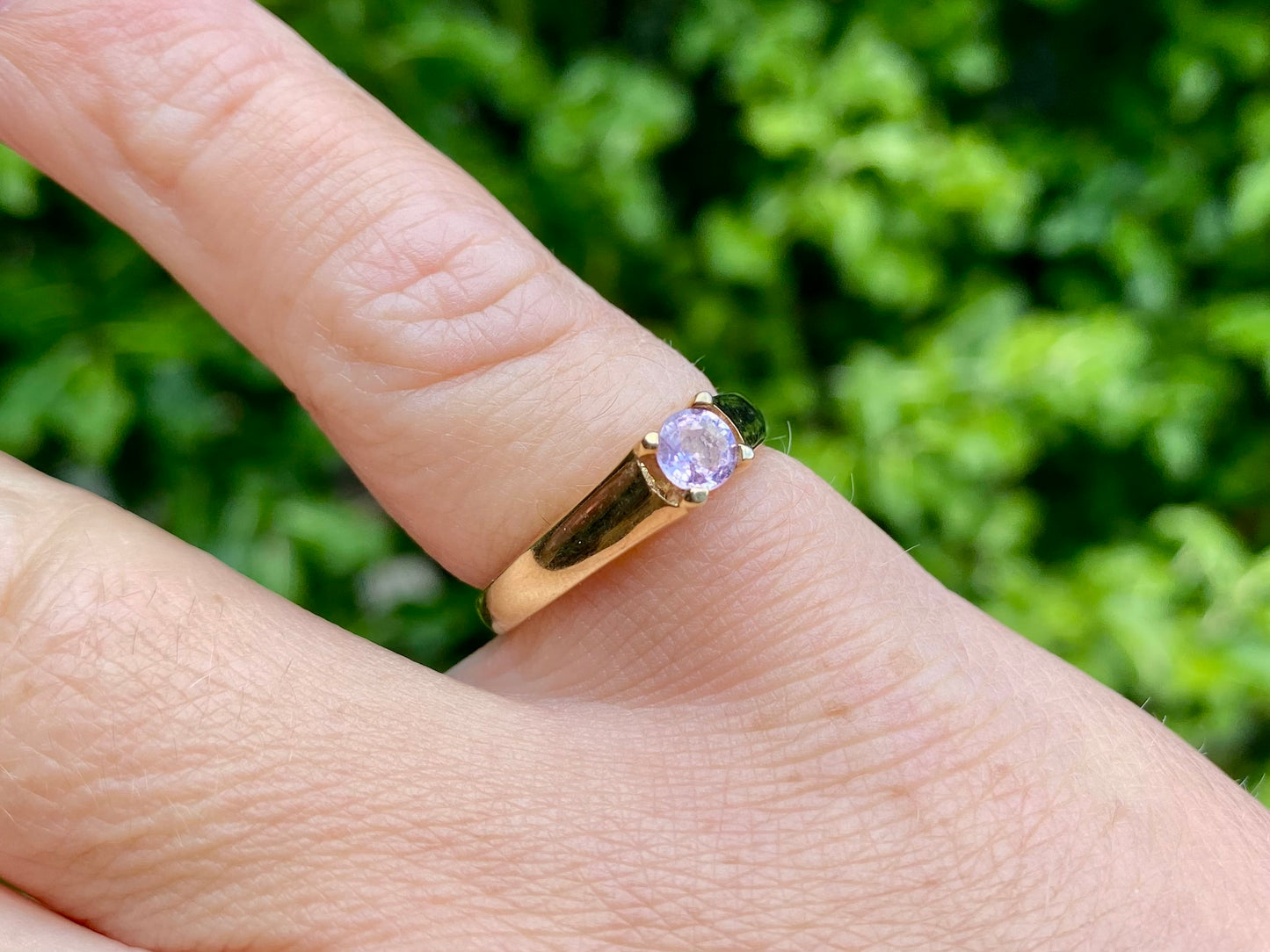 9ct Gold Pink Sapphire Ring
