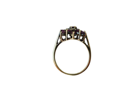 9ct Gold Ruby & Diamond Ring