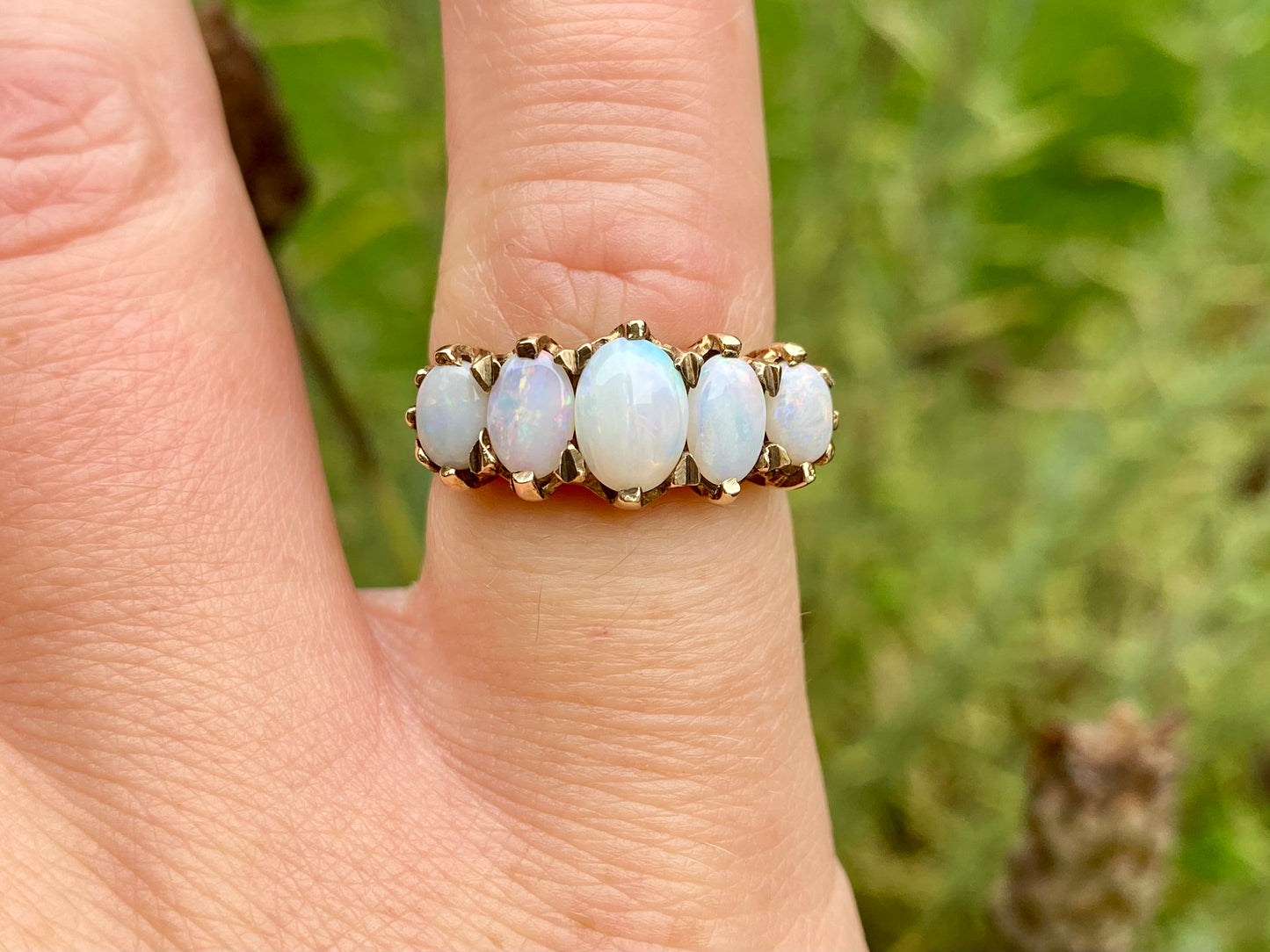 Vintage 9ct Gold Opal Ring