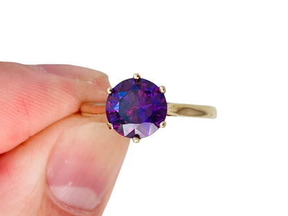 9ct Gold Amethyst Ring