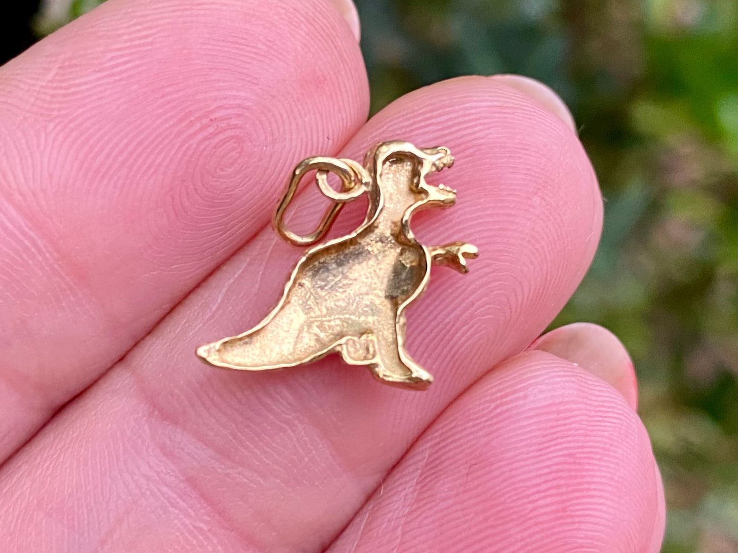 9ct Gold T-Rex Dinosaur Pendant