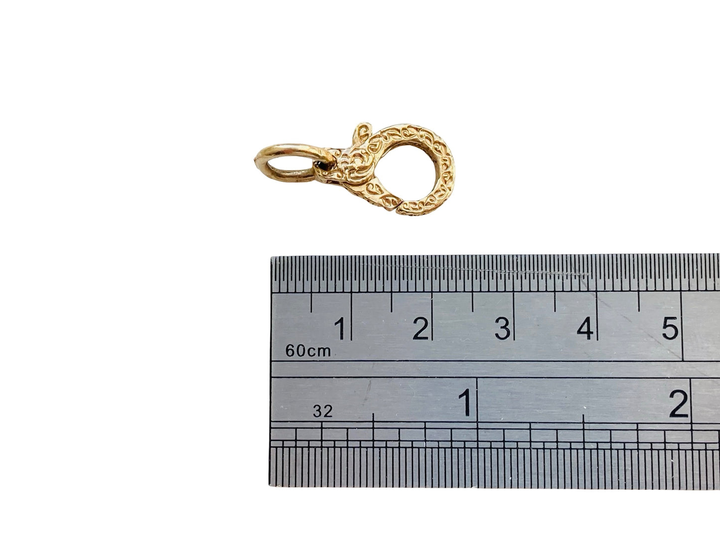 9ct Gold Ornate Lobster Clasp