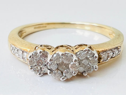 9ct Gold 0.25ct Diamond Ring