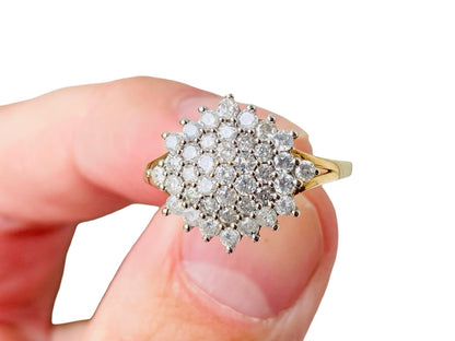 9ct Gold Diamond Ring