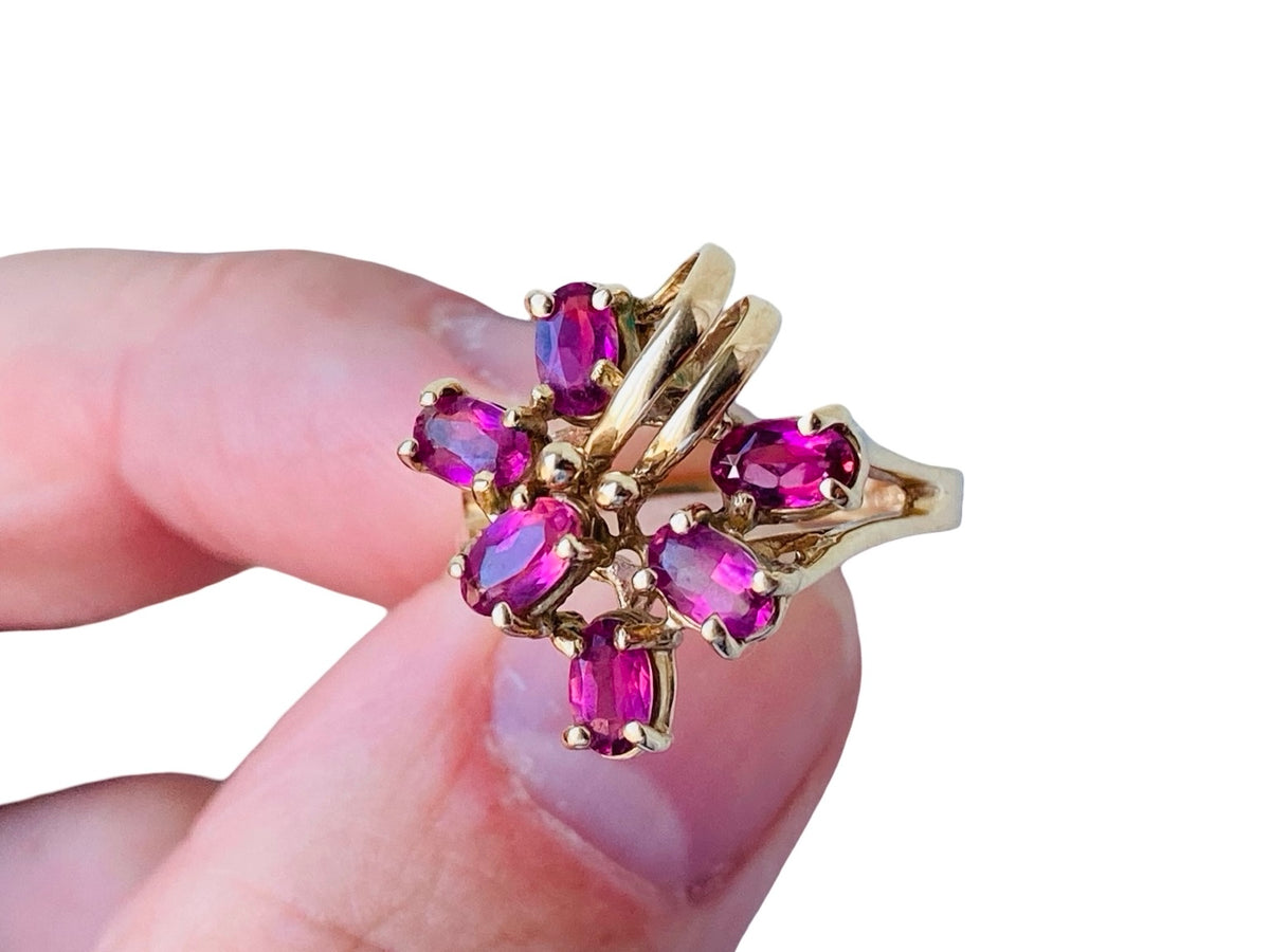 9ct Gold Pink Tourmaline Ring