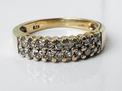 9ct Gold Diamond Ring