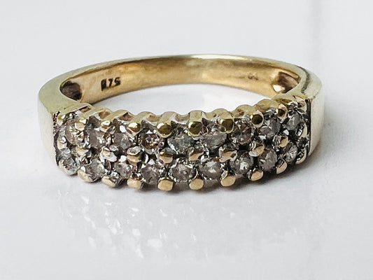 9ct Gold Diamond Ring