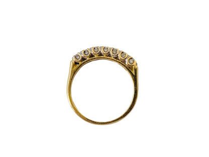 18ct Gold Seven-Stone 0.33ct Diamond Ring